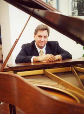 John Royen at the piano